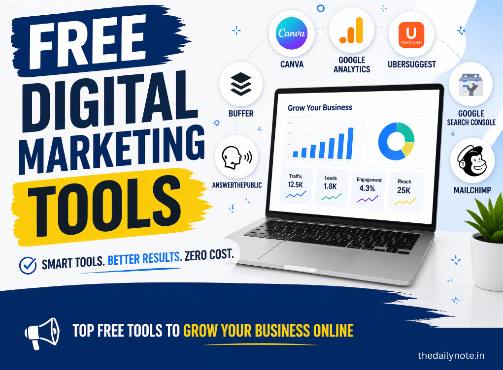Best Free Digital Marketing Tools for Beginners in 2026