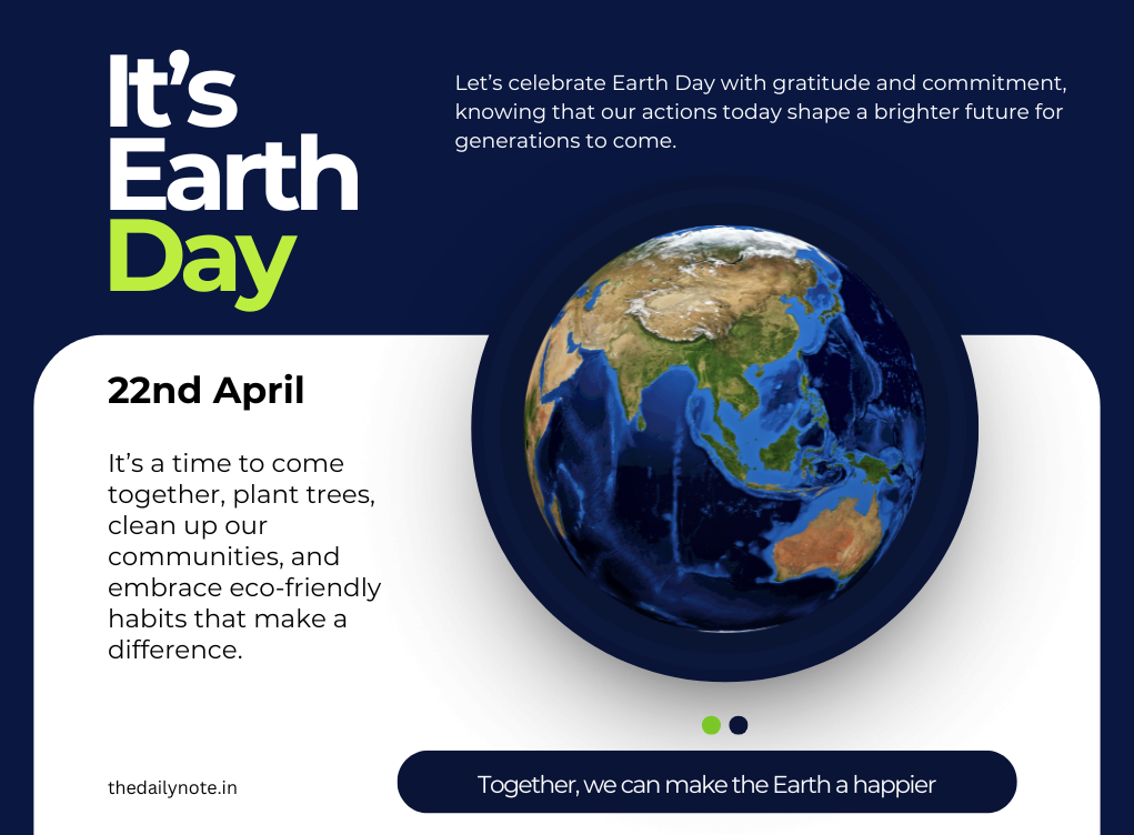 Earth Day 2026: Our Power, Our Planet