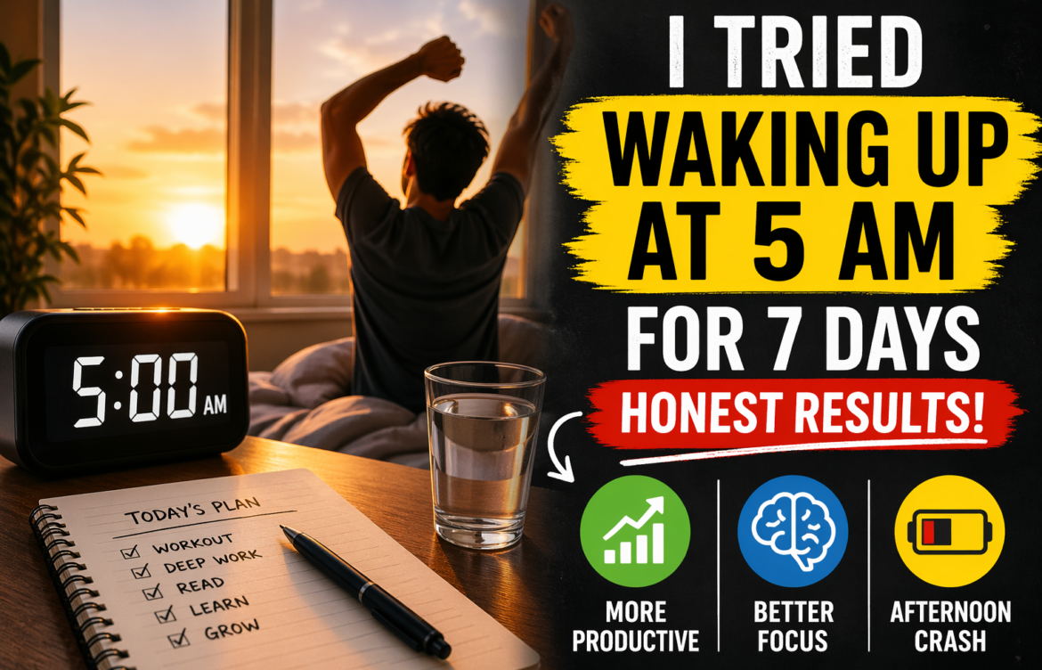 5 AM Routine for 7 Days: Honest Results, Benefits & Mistakes